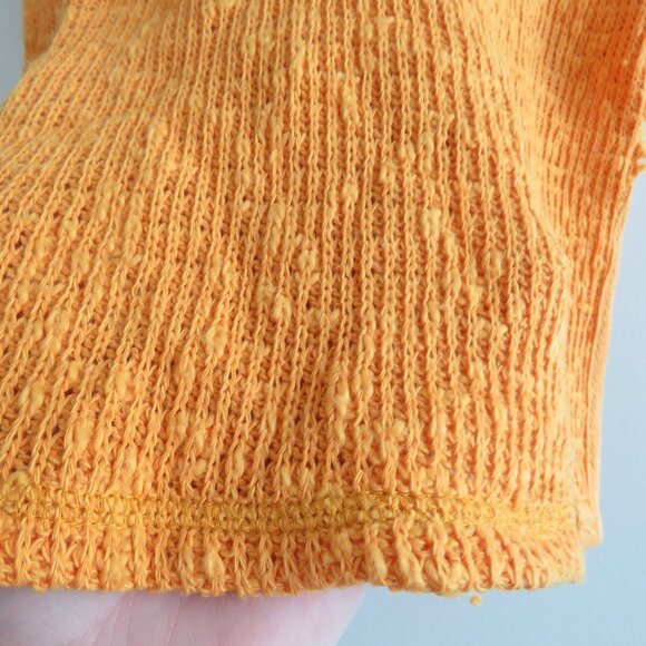 FREE PEOPLE WE THE FREE Boucle Sweater Tank Top in Mango Boho Beachy Sz XS NWT - Picture 9 of 13